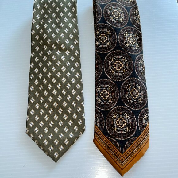 Gianfranco Ferre Silk Ties, lot of 2, Made in Italy - Picture 2 of 9
